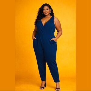 Elegant Navy Jumpsuit